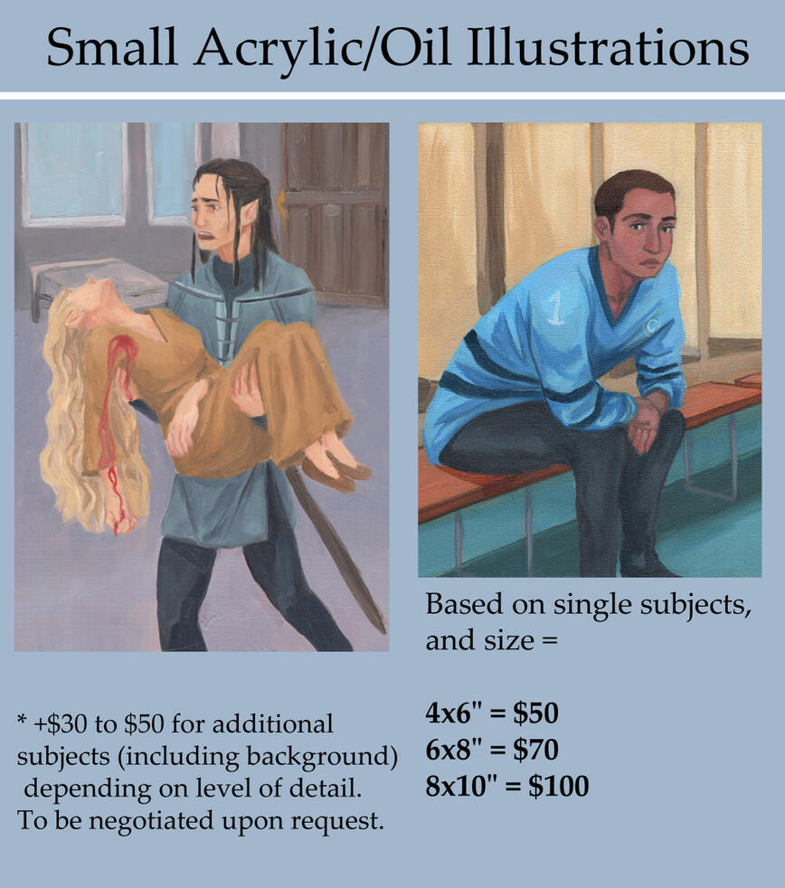 Small Acrylic/Oil Illustrations Small Acrylic/Oil Illustrations
